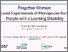 [thumbnail of Oral Presentation- Forgotten Women Lived experiences of Menopause from People with a Learning Disability.pdf]